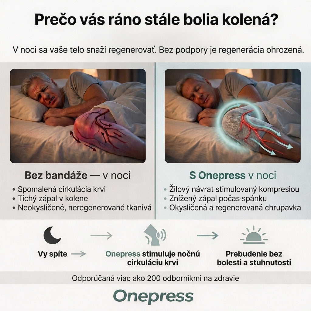 Bambusová Kolenná Bandáž OnePress™